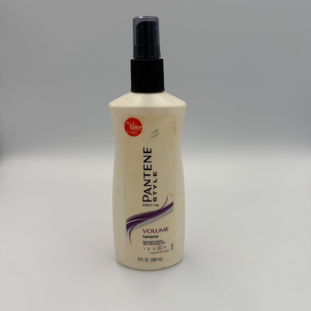 Pantene Pro-V Style Volume Hairspray Maximum Hold 4 Pump Spray 9 fl oz Vintage